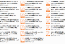 婶婶录音及答疑-干物库