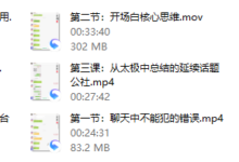 大橙聊天课-干物库