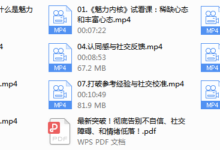 魅力男神系列之魅力内核-干物库