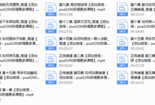 2016年浪迹教育《正冉修图》-干物库