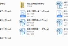 魔卡私教《吸引力原理》-干物库
