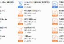 AK私教录音-干物库