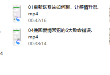 六大秘籍教你挽回爱情【完结】-干物库