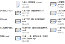 牵手丘比特《杨大宝儿课程学习》-干物库
