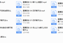 麦坤《恋爱脱单聊天课》-干物库