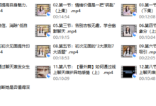 米娅【男生版视频课】魅力成长实操课（更新中）-干物库