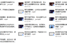 爱上情感:新手聊天模板 (新手小白快速掌握,话术惯例现学现用)-干物库