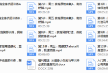 每周两小时，在家就能练出好身材-干物库