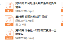 魔鬼交际学阮琦《长期关系恋爱课》(8节)-干物库