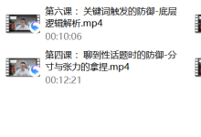 瑞恩良叔《实战的防御机制》-干物库